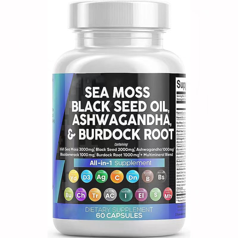 Sea Moss 3000mg Black Seed Oil