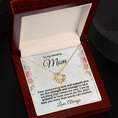 Mother's Day Gift, To My Mom Necklace, Gifts for  Loved Mom