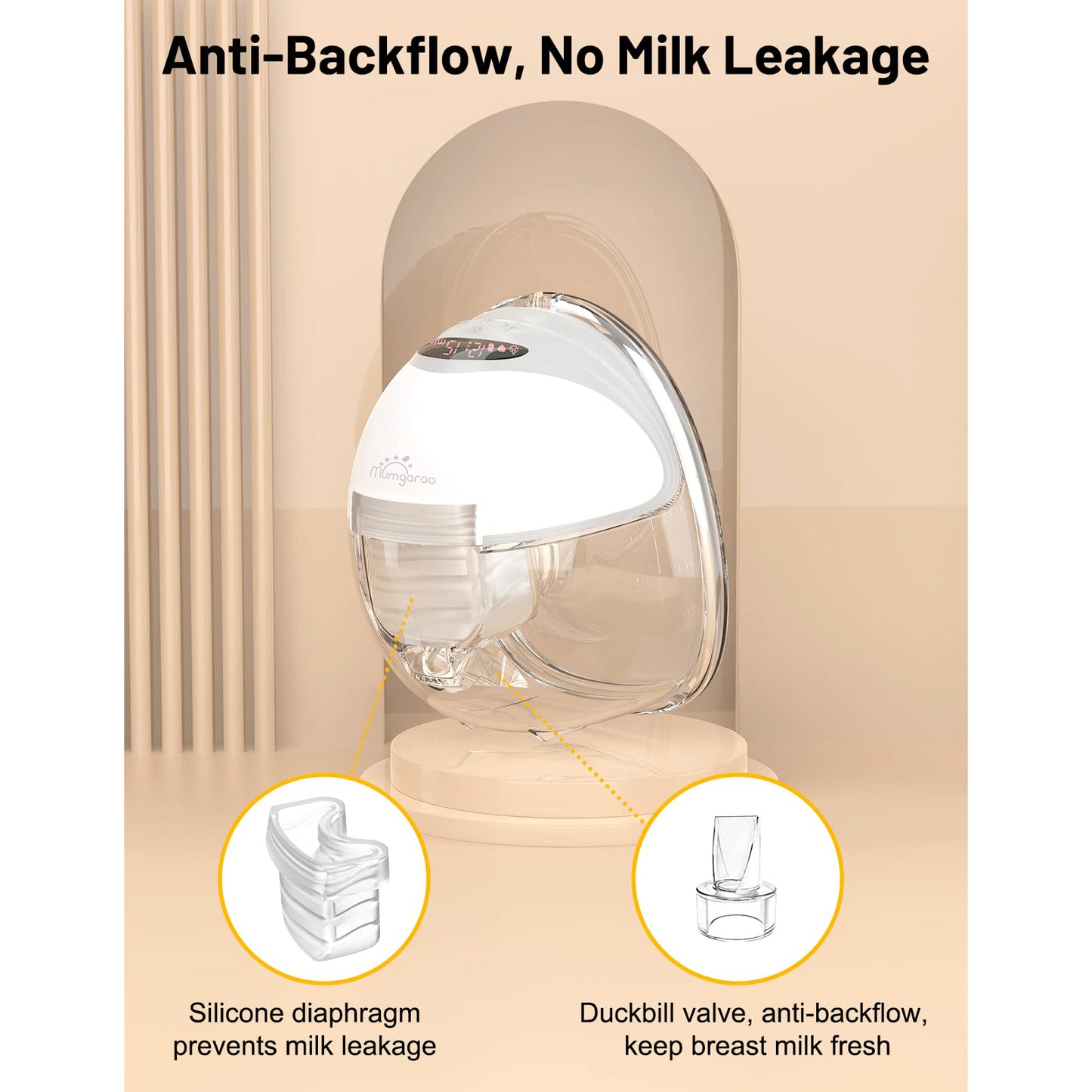 Mumgaroo Multifunctional Wearable Electric Breast Pump Hands Free